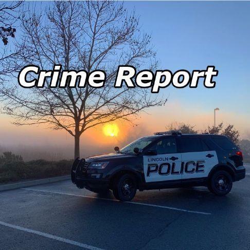 Lincoln arrest log: Robbery, weapons, drugs | Gold Country Media