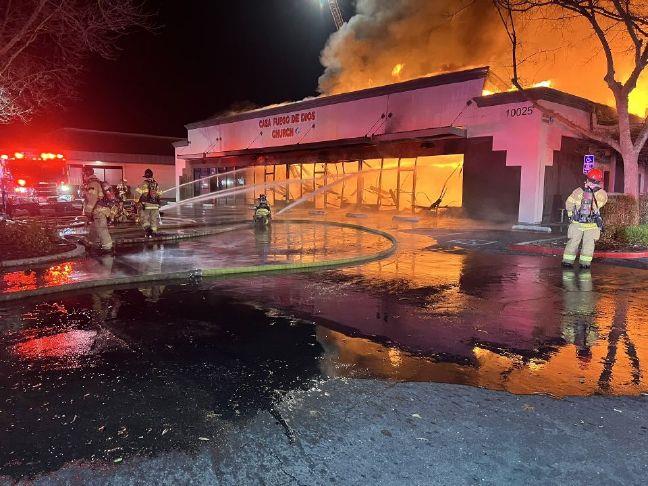 Rancho Cordova Church destroyed in fire; pastors say it was arson. – Gold Country Media
