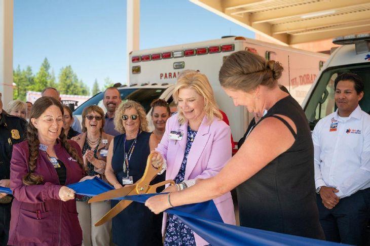 Marshall hospital celebrates important new addition outside emergency department