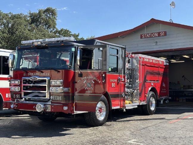 El Dorado Hills Fire Dept. welcomes new engine – Gold Country Media