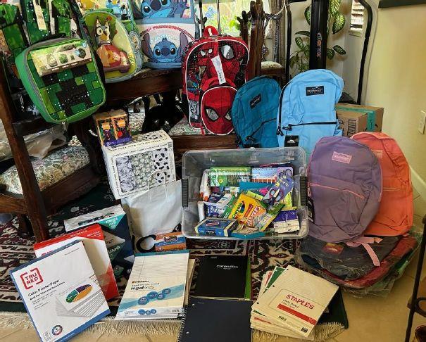 Placer Women Democrats collect donations, supplies for students, schools